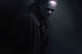 create realistic dark art horror illustrations