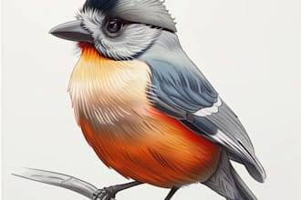 draw any bird species for you