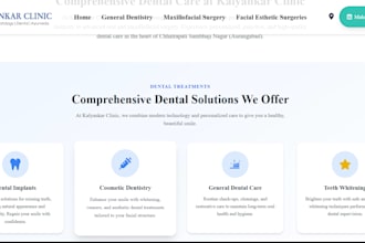 build a modern responsive react website using tailwind CSS