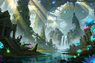 create environment concept art