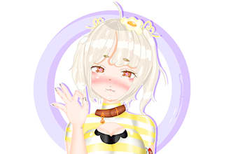 draw an anime art of your oc, character, and fanart