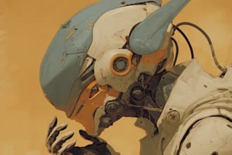 create realistic alien character portraits