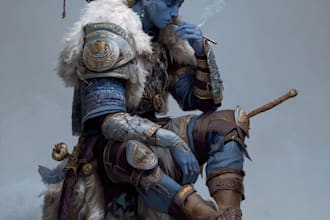 dnd, fantasy character and dnd character