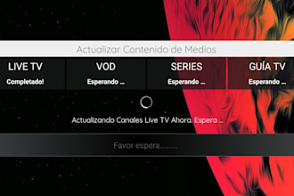 redesign iptv app UI and rebrand tivimate style apk for android TV and smart TV