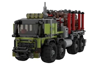 design digital lego model set moc, technic car, house, van truck with pdf manual