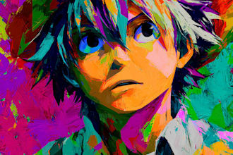did anime character art