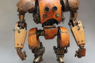 draw custom mecha robot