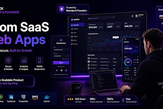 build your custom saas web application