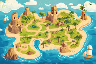 illustration a site plan, subdivision plan or any vector art