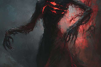 do horror character design