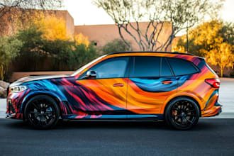 draw car wrap vehicle wrap truck wrap racing car wrap