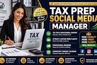 manage social media for tax prep accountants cpas and bookkeeping firms