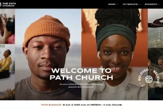 build wix nonprofit website charity church website fundraising donation website