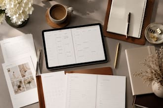 design etsy digital product, listing images, mockups and thumbnails