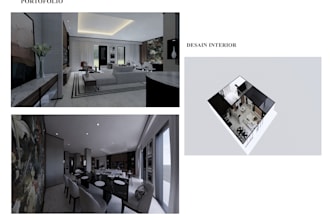 exterior and interior design, 3d sketchup and rendering