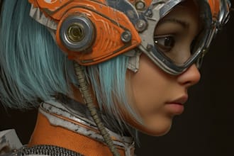 do dnd fantasy sci fi character or landscape illustration