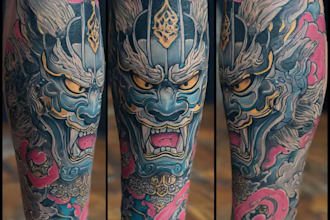 design a professional japanese tattoo design