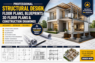 illustrate structural plan, blueprints, 2d floor plans, and construction plans