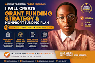 create grant funding strategy, nonprofit funding plan