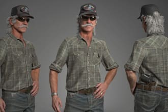 create 3d metahuman character, metahuman character, realistic design, game art