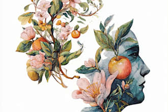 draw  a watercolor illustration