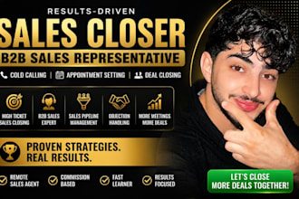 be remote b2b sales closer commission sales closer appointment setter mlm leads