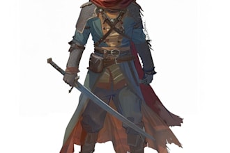 make a game art style or dnd character art