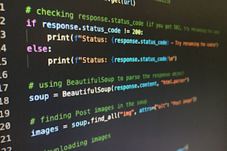 write a custom python script for automation and tasks