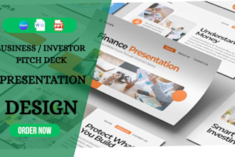 design powerpoint, business presentation, google slides,pitch deck,canva PPT