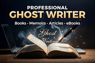 write fiction ebook or ebook ghostwriting