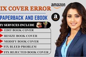 fix rejected book cover, amazon kdp design kdp margin errors and fix cover error