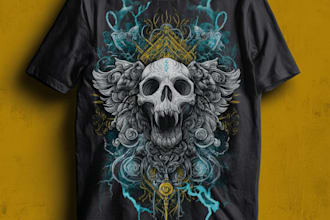design a creative graphic t shirt and t shirt logo