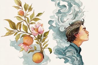 design watercolor home decor illustration