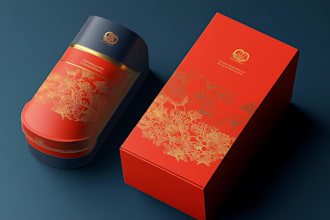 draw cartoon cannabis packaging design