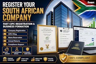register your south african company and complete cipc registration