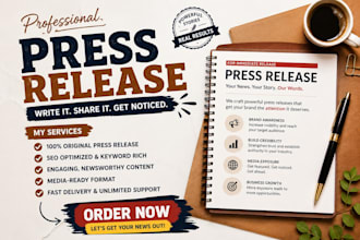 write a professional press release for brand awareness and media coverage
