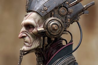 make beautiful sci fi, fantasy, dnd character portraits