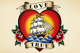 do traditional old school tattoo design