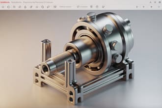 do mechanical engineering projects on solidworks, mechanical design, cad design