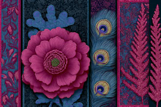design seamless patterns for textile, fabric print, floral patterns