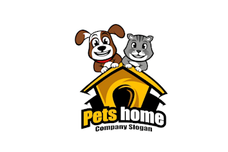 do professional pet shop, pet grooming and pet care logo or any graphics design