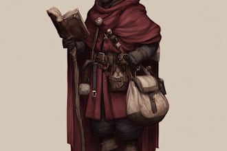 paint epic fantasy character art for tabletop rpgs
