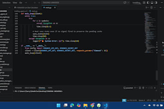 build a custom python trading bot for binance futures