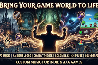 compose video game music soundtrack cinematic ambient background music composers