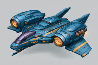 do sci fi spaceship design