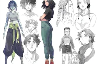draw original anime art based on your ideas