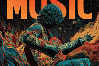 design unique music cover art