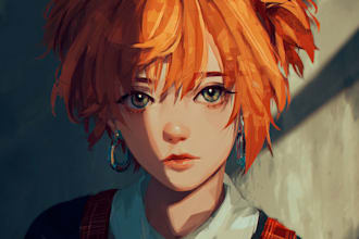 draw anime fanart and characters