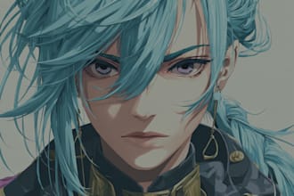 make a anime fanart, original character, video game, or nsfw