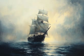 create ship oil painting for you
